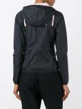 embroidered logo reversible jacket