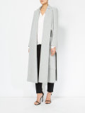 concealed fastening double-breasted coat