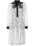 floral lace shirt dress 