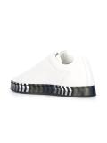 striped sole sneakers