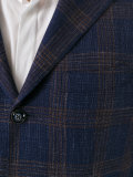 checked blazer