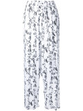 accent printed palazzo pants