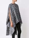 'Smoke' cape blouse 