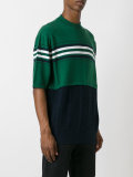 contrast knit jumper 