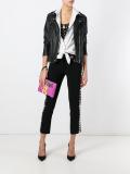 mirror embellished trousers