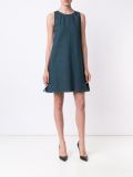 two-tone denim dress