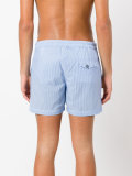 Stripy swim shorts