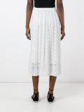 knitted midi skirt