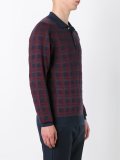 plaid longsleeved polo shirt