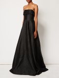 textured strapless dress