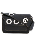 large eyelet shoulder bag