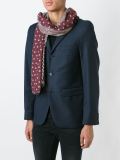 paisley polka dot print scarf