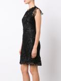 macramé fitted dress