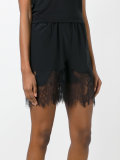 lace trim shorts