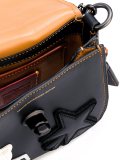 mini patched shoulder bag