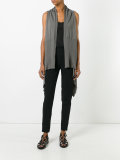 sleeveless cardigan
