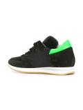 neon detailing lace-up sneakers