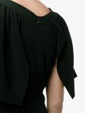 ruffled sleeve maxi dress