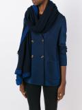 striped detailing scarf