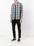 button down check shirt