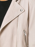 'Ashville' cropped moto jacket