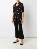 cropped flared jeans