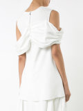 cold shoulder panel top