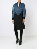 strap detail bomber jacket