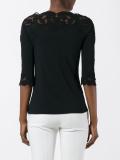 lace inserts T-shirt 