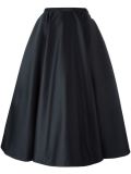 pleated a-line skirt