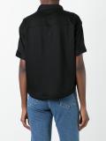 round hem cropped T-shirt