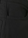 diagonal slim fit trousers