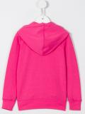 logo zip hoodie