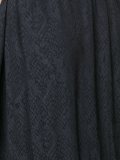 cold shoulder draped dress