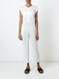 pleated jumpsuit