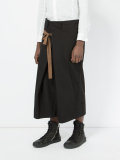 waist-tie cropped trousers