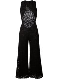 lace flared jumpsuit