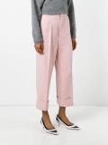 tailored cropped trousers