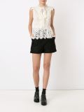 ruffled lace blouse