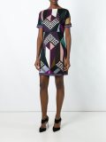 multi print dress