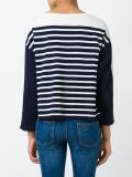 striped panel jumper 