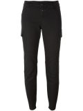 flap pocket skinny trousers