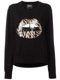 sequin lips jumper 