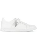lion logo strap sneakers