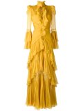 tiered ruffled gown 