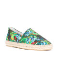 tropical print espadrilles