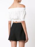 off-shoulders cropped blouse