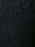 fringed neck jumper