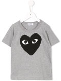 heart print T-shirt 