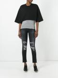 cropped sweatshirt